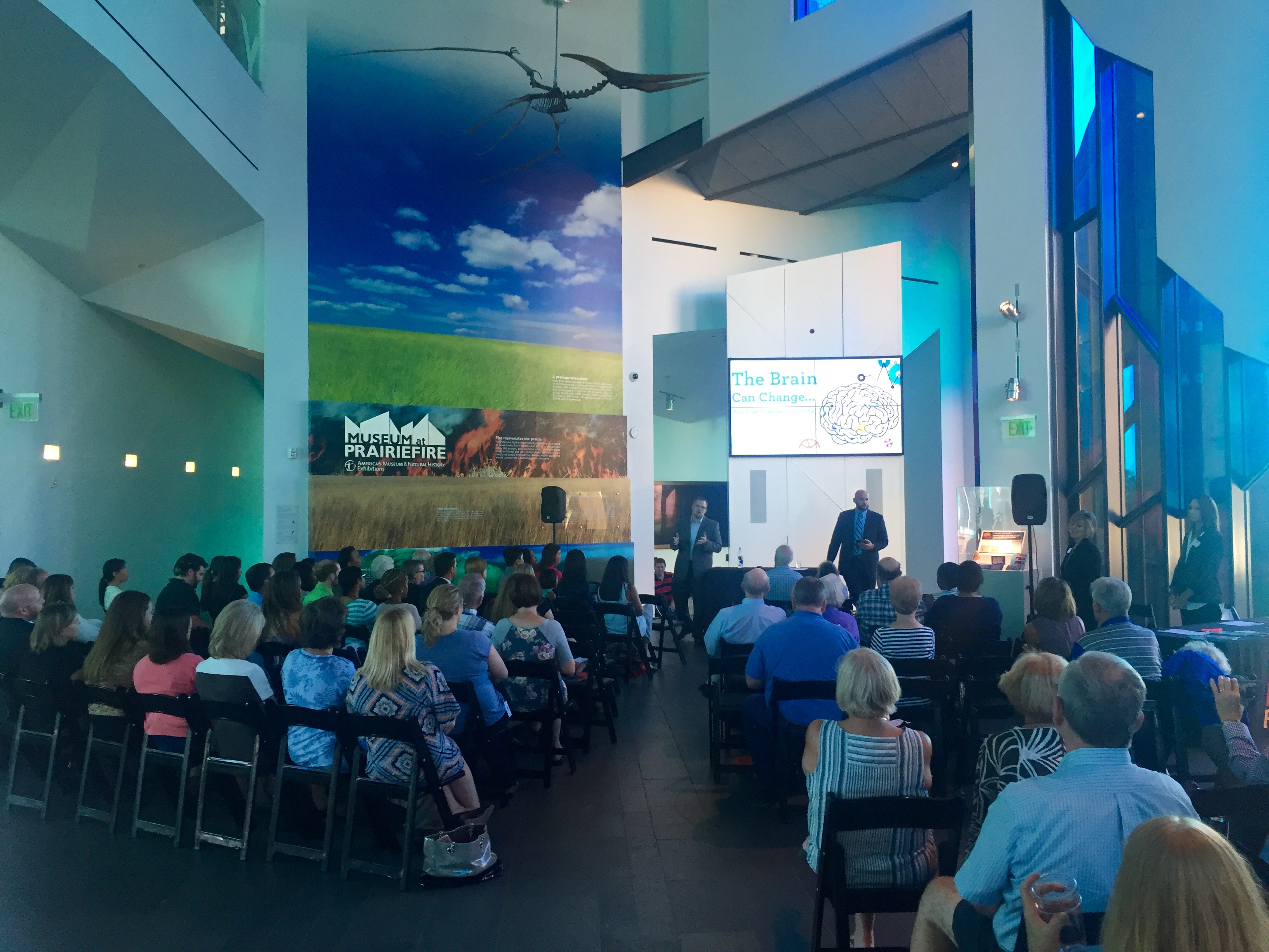 KVC Prairie Ridge Hospitals staff shares on link between adversity and resilience at Museum at Prairiefire Science Happy Hour