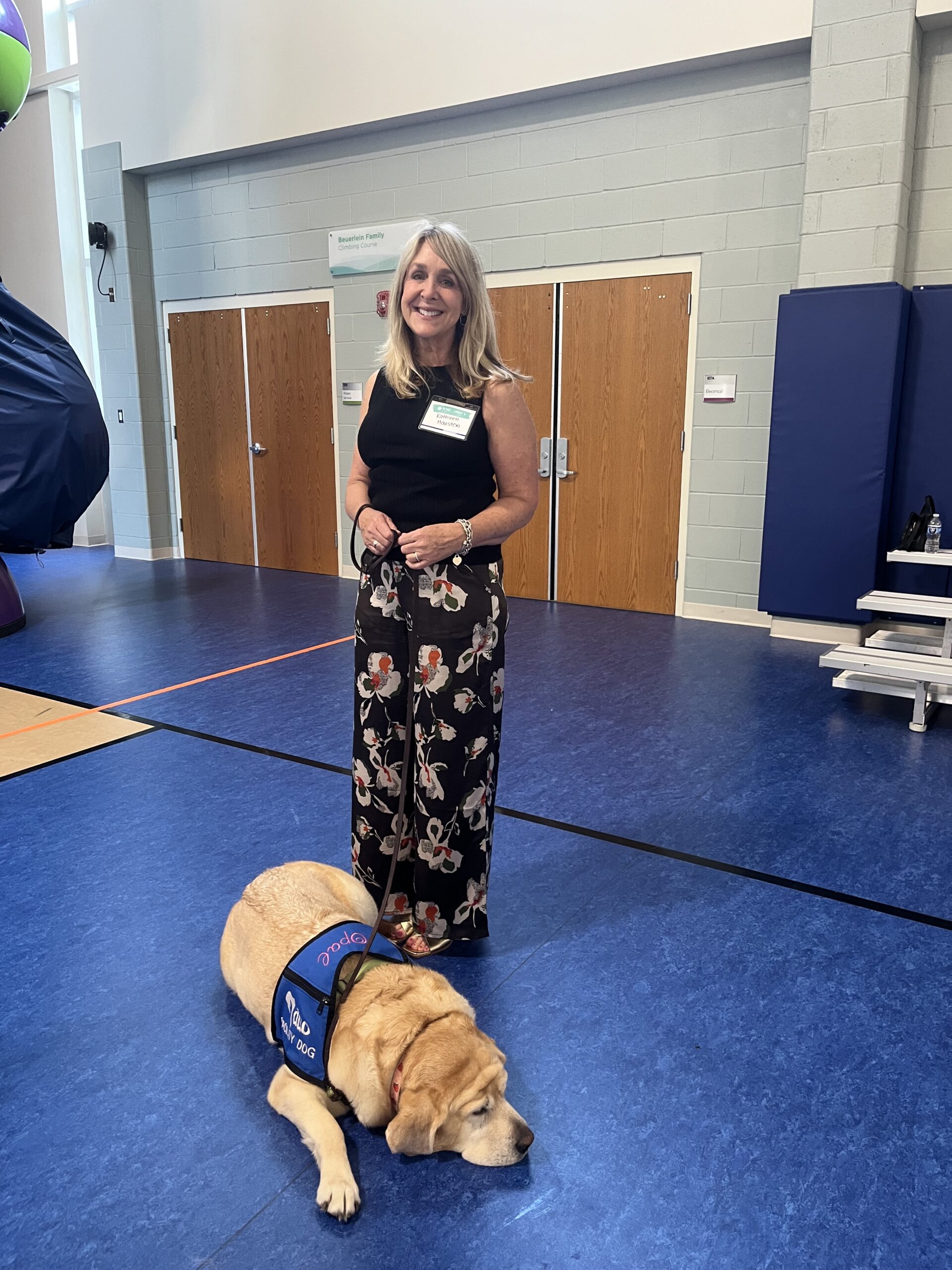 Opal, a beloved facility dog